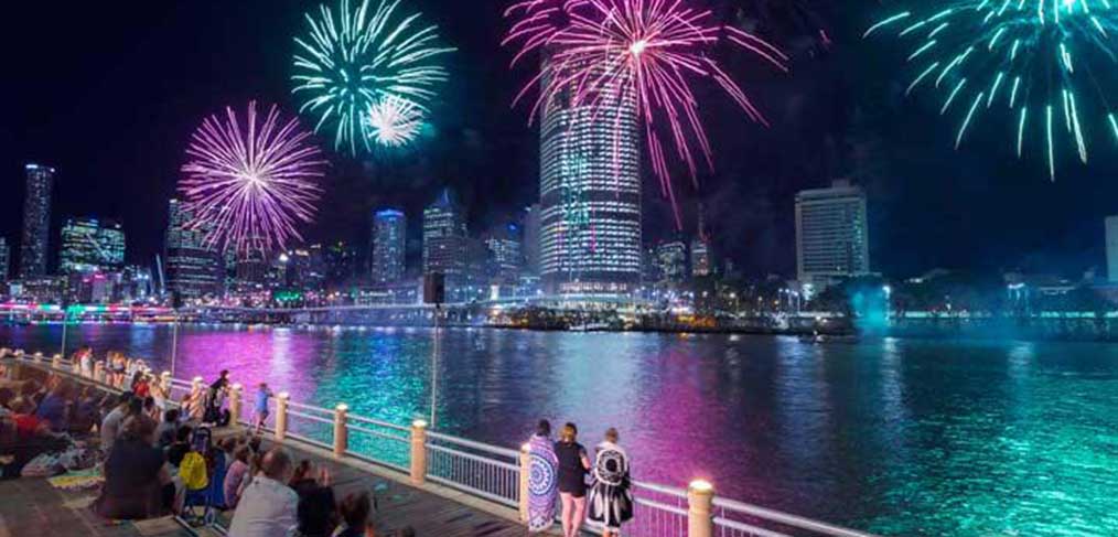 Best View of New Year's Eve Fireworks Brisbane