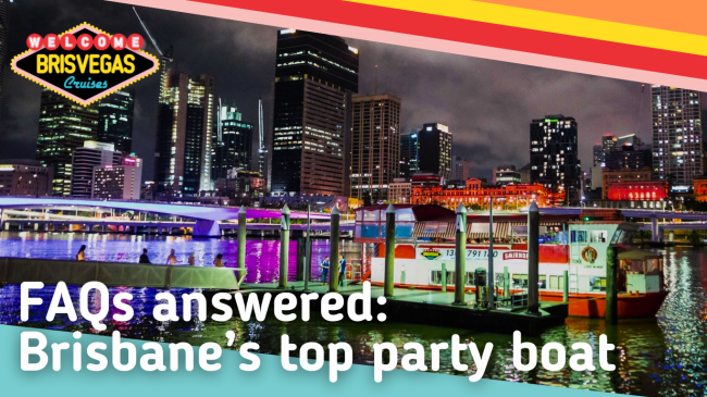 FAQ's answered: Brisbane's top party boat